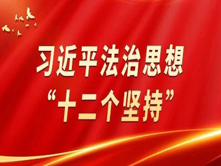 习近平法治思想“十二个坚持”